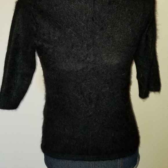#181, N W/O T, size S, Classiques Entier, angora blend turtleneck short sleeve - Picture 7 of 13